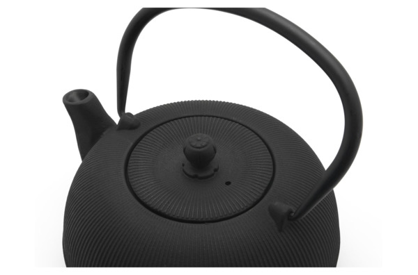 Набор для чая Bredemeijer Sichuan чайник заварочный 1 л, с фильтром, чугун, черный и 2 пиалы, фарфор