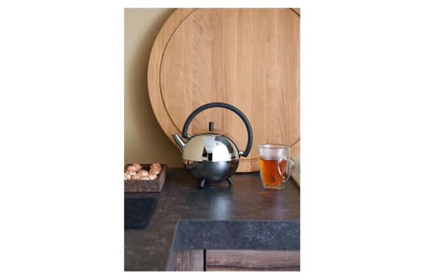 Чайник заварочный Bredemeijer Saturn 1,2, сталь с двойными стенками, хром