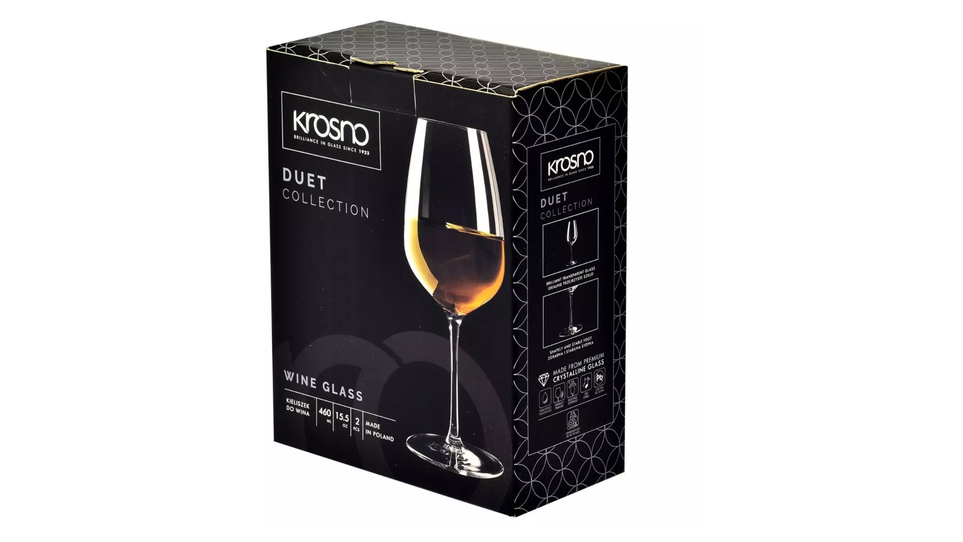 Набор бокалов для белого вина Krosno Дуэт 460 мл, 2 шт