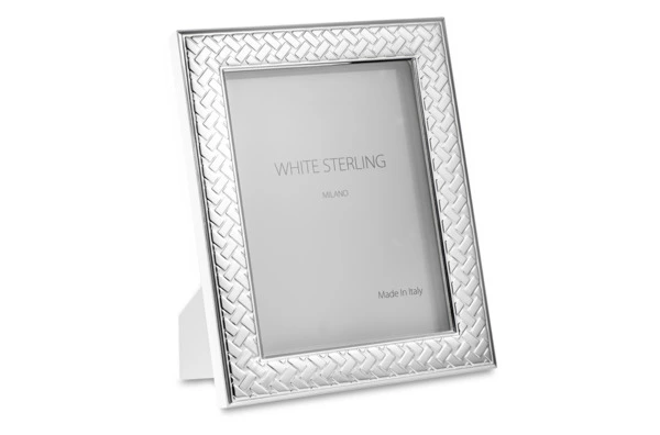 Рамка для фото Intersilver Домино 18x24 см, алюминий с посеребрением