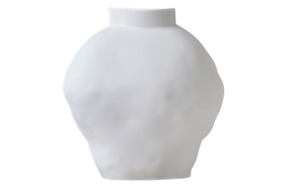 Ваза Levadnaja Ceramics Деметра 32 см, фаянс, белый