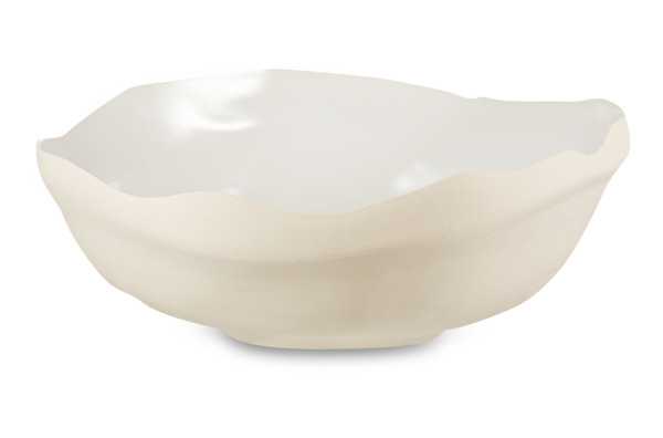 Ваза Levadnaja Ceramics Мираж 14 см, белая
