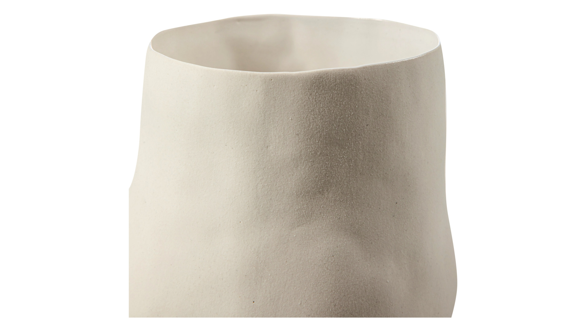 Ваза Levadnaja Ceramics Родос 15 см, белая