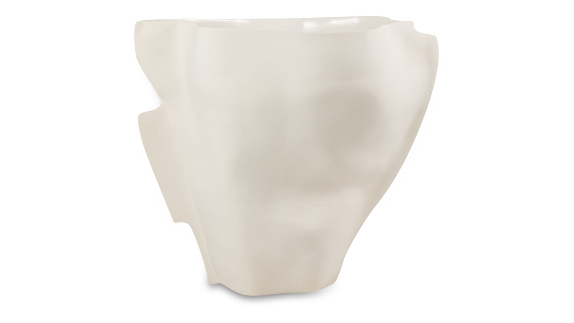 Ваза Levadnaja Ceramics Одиссей 32 см, белая