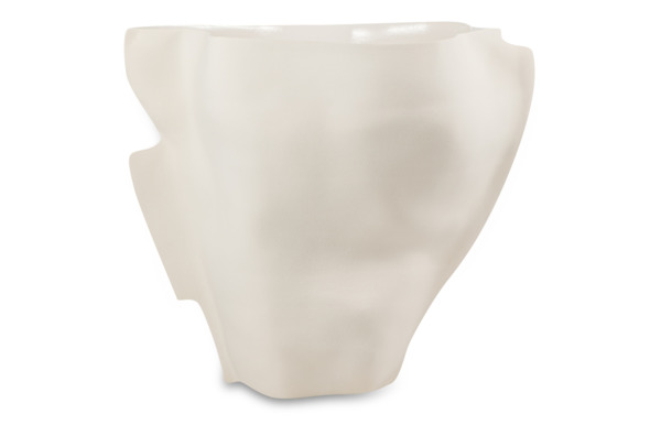 Ваза Levadnaja Ceramics Одиссей 32 см, белая
