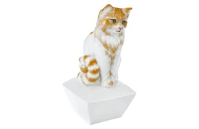 Фигурка Meissen Кошка (лим. выпуск 2017г) 16 см, фарфор