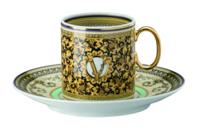 Чашка для эспрессо с блюдцем Rosenthal Versace Барокко Мозаик 100 мл, фарфор