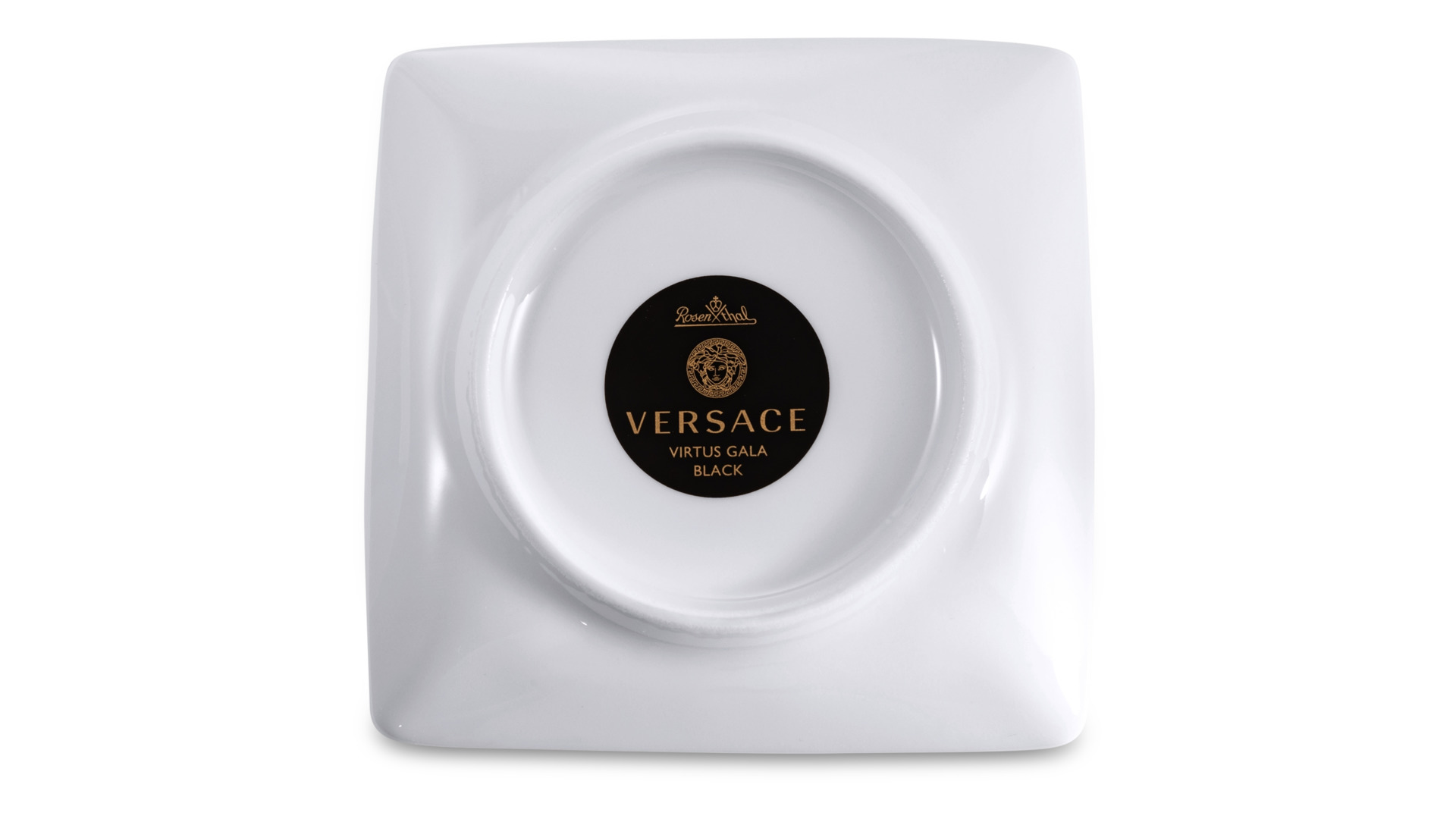 Мелочница Rosenthal Versace Virtus Gala 12 см, черная, фарфор