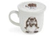 Кружка с подставкой Royal Worcester Забавная фауна Свинка посередке 310 мл, фарфор костяной, п/к