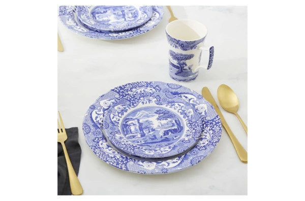 Сервиз чайно-столовый Spode Голубая Италия на 4 персоны 12 предметов, фаянс, п/к