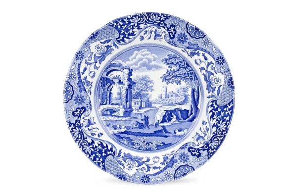 Сервиз чайно-столовый Spode Голубая Италия на 4 персоны 12 предметов, фаянс, п/к