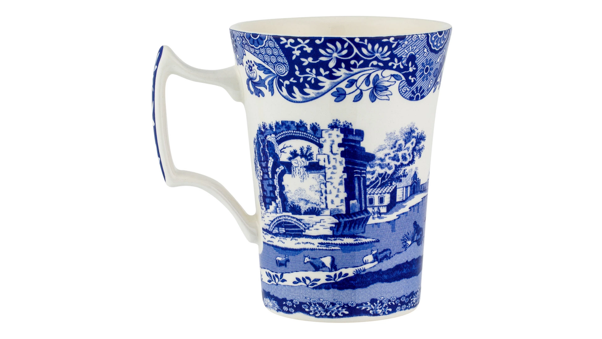 Сервиз чайно-столовый Spode Голубая Италия на 4 персоны 12 предметов, фаянс, п/к