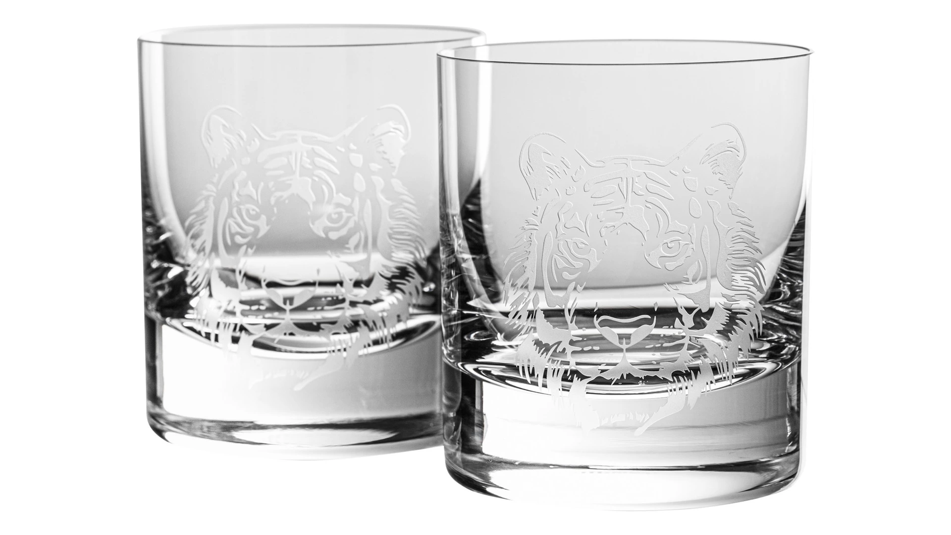Набор стаканов для виски Moser Виски сет Тигр 370 мл, 2 шт, п/к