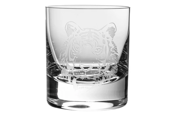 Набор стаканов для виски Moser Виски сет Тигр 370 мл, 2 шт, п/к