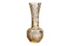Ваза для цветов ГХЗ Лампа Аладдина 24,9 см, хрусталь, янтарная