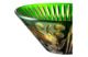Фруктовница ГХЗ Кармен 11,5 см, хрусталь, зеленый
