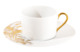 Чашка чайная с блюдцем Haviland Станислас 140 мл, золотистый декор