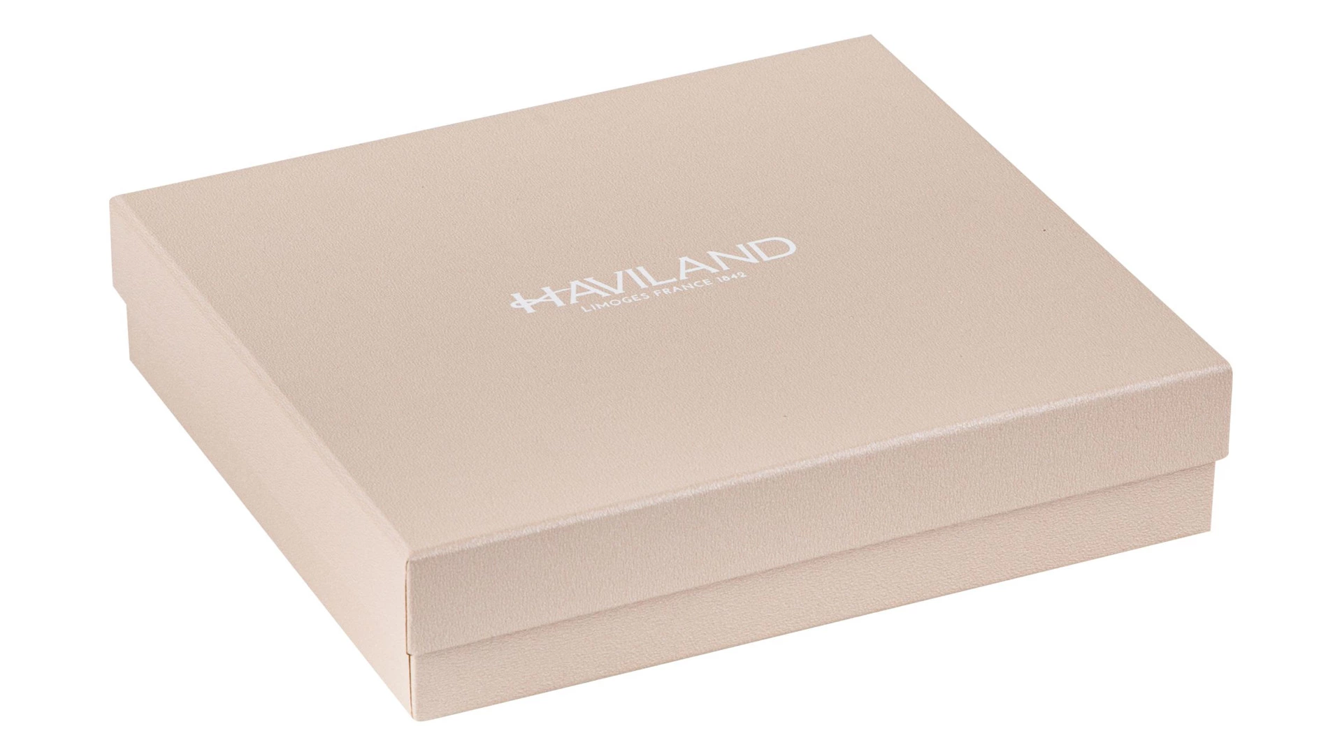Блюдо прямоугольное Haviland Станислас 20х16 см, золотистый декор