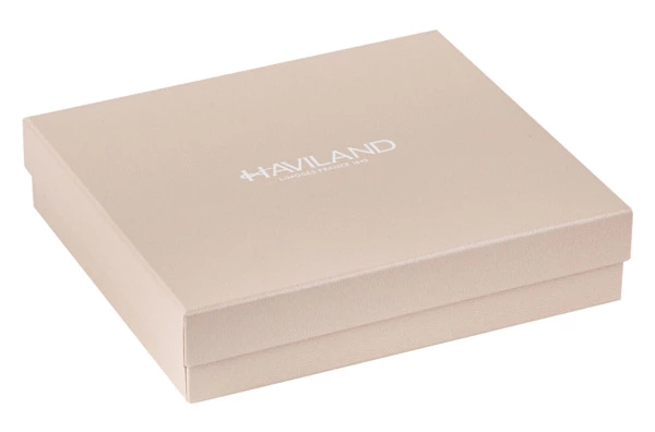 Блюдо прямоугольное Haviland Станислас 20х16 см, золотистый декор
