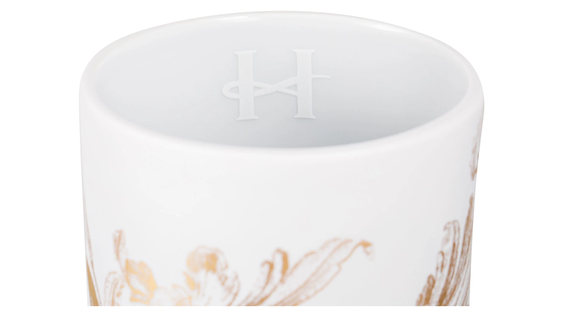 Ваза Haviland Станислас 46 см, золотистый декор