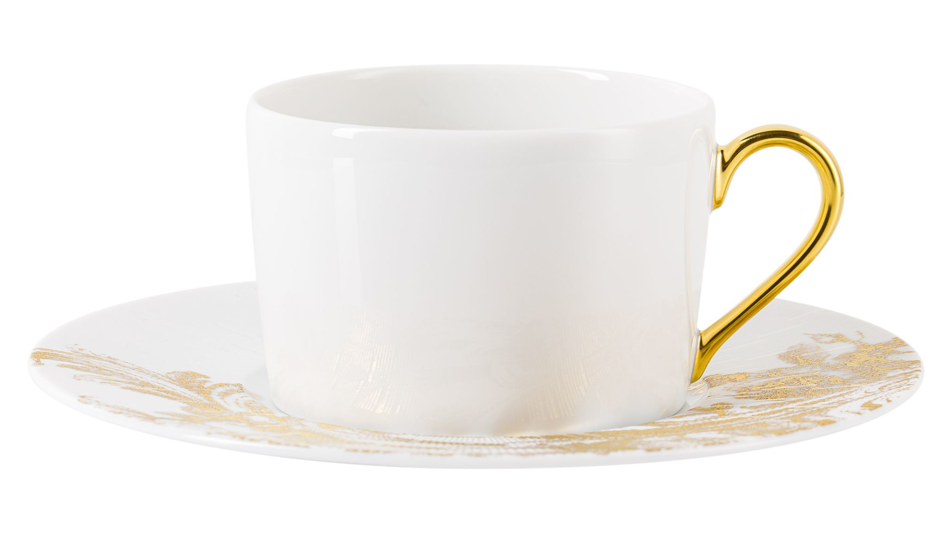 Сервиз чайный Haviland Станислас на 6 персон 21 предмет, золотистый декор