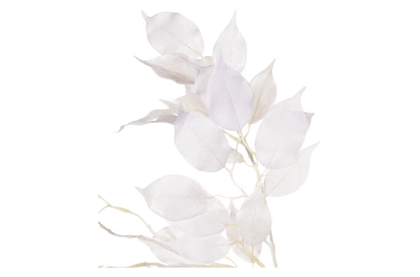 Украшение декоративное Goodwill Ветка с листьями 100 см, серебристое