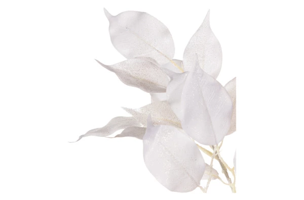 Украшение декоративное Goodwill Ветка с листьями 100 см, серебристое