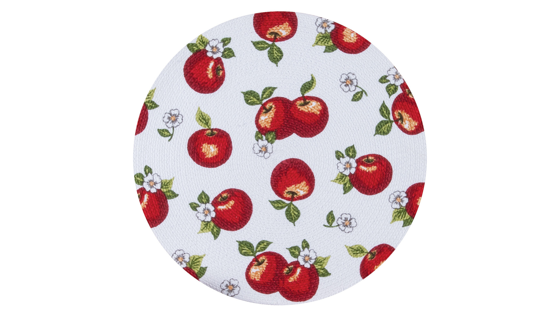 Салфетка подстановочная круглая Kay Dee Designs Сбор яблок d37 см, плетеная, хлопок