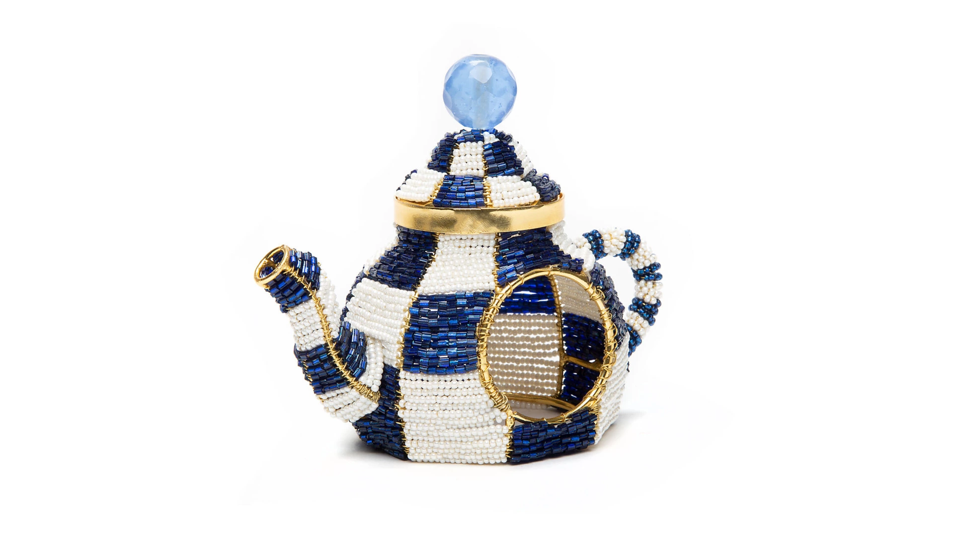 Кольцо для салфеток Mackenzie-Childs Tea Kettle d4 см, железо