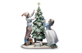 Фигурка Lladro Украшение новогодней ели 32х28 см, фарфор