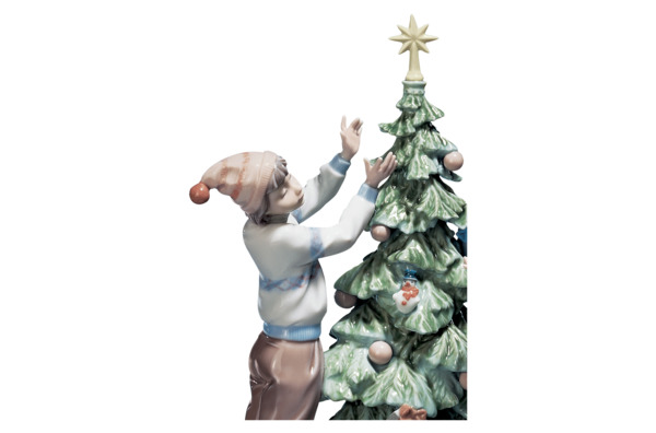 Фигурка Lladro Украшение новогодней ели 32х28 см, фарфор