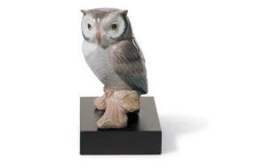 Фигурка Lladro Талисман Сова 8х10 см, фарфор