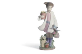 Фигурка Lladro Нежная природа 11х23 см, фарфор