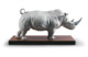 Фигурка Lladro Белый носорог 49х25 см, фарфор