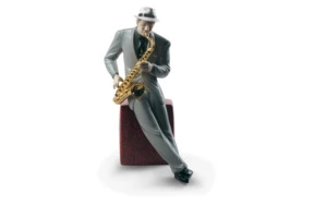 Фигурка Lladro Саксофонист 23х29 см, фарфор