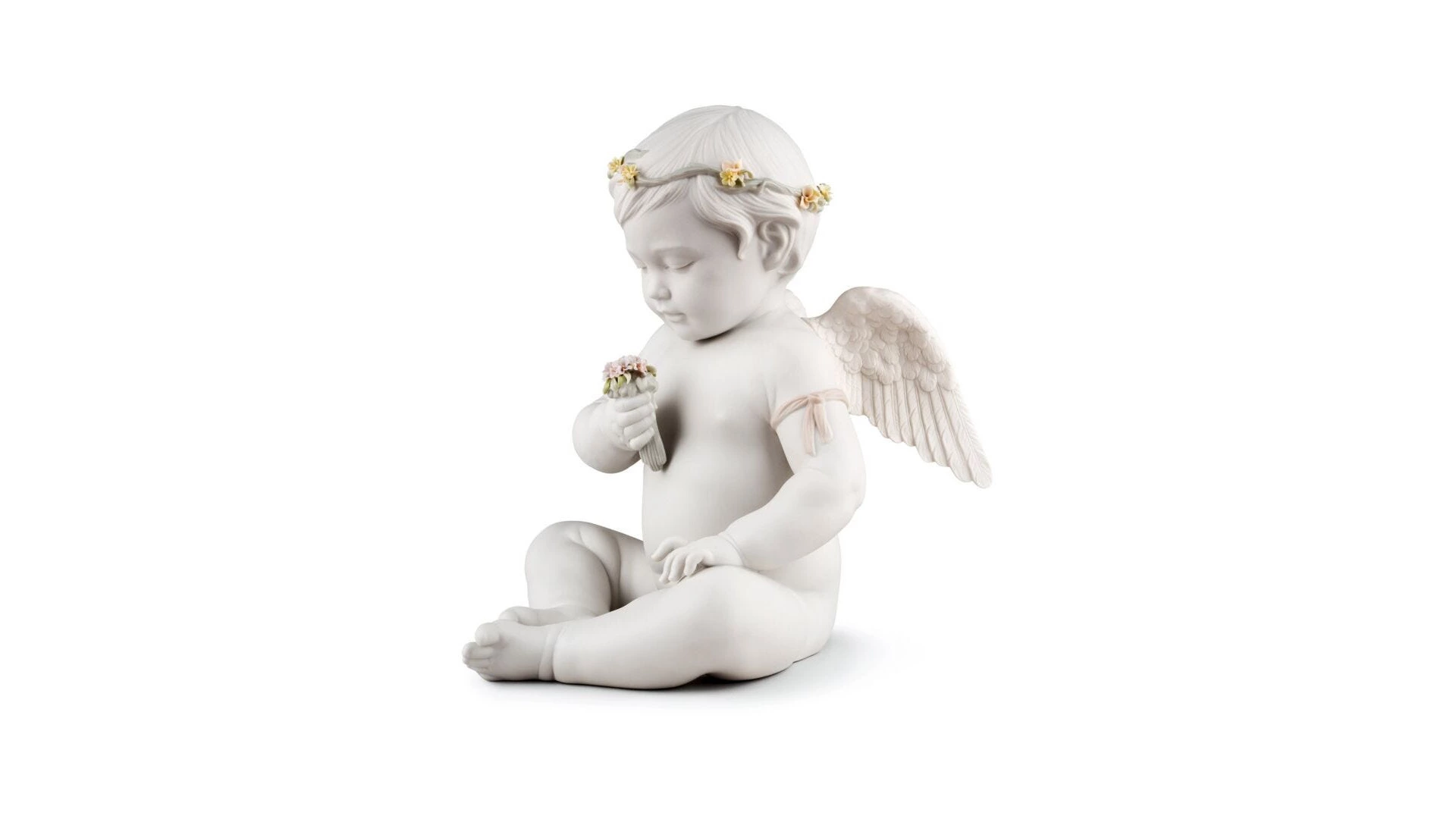 Фигурка Lladro Небесный ангел 32х32 см, фарфор