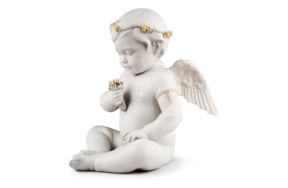 Фигурка Lladro Небесный ангел 32х32 см, фарфор