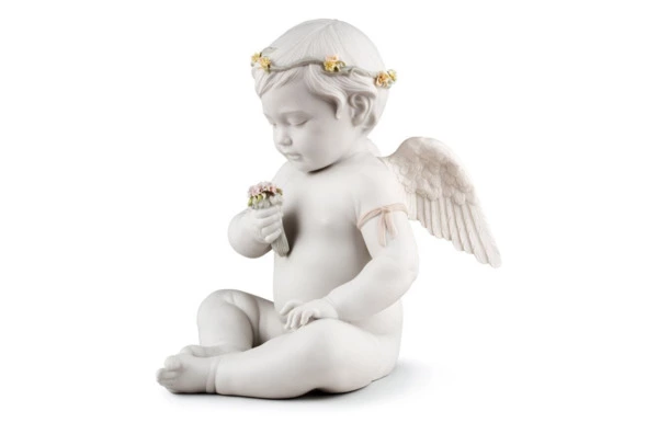 Фигурка Lladro Небесный ангел 32х32 см, фарфор
