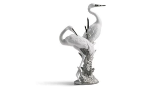 Фигурка Lladro Танцующие журавли 18х28 см, фарфор