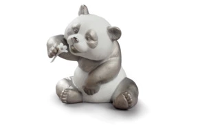 Фигурка Lladro Панда 8х9 см, фарфор