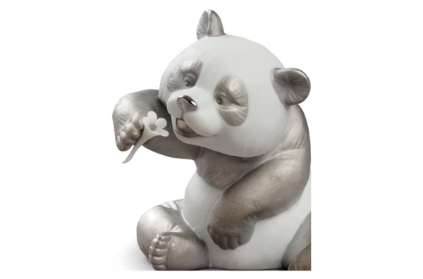 Фигурка Lladro Панда 8х9 см, фарфор