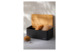 Хлебница с крышкой-доской Legnoart Crispy 40х20,5х17,5 см, крышка из дуба, металл, черная