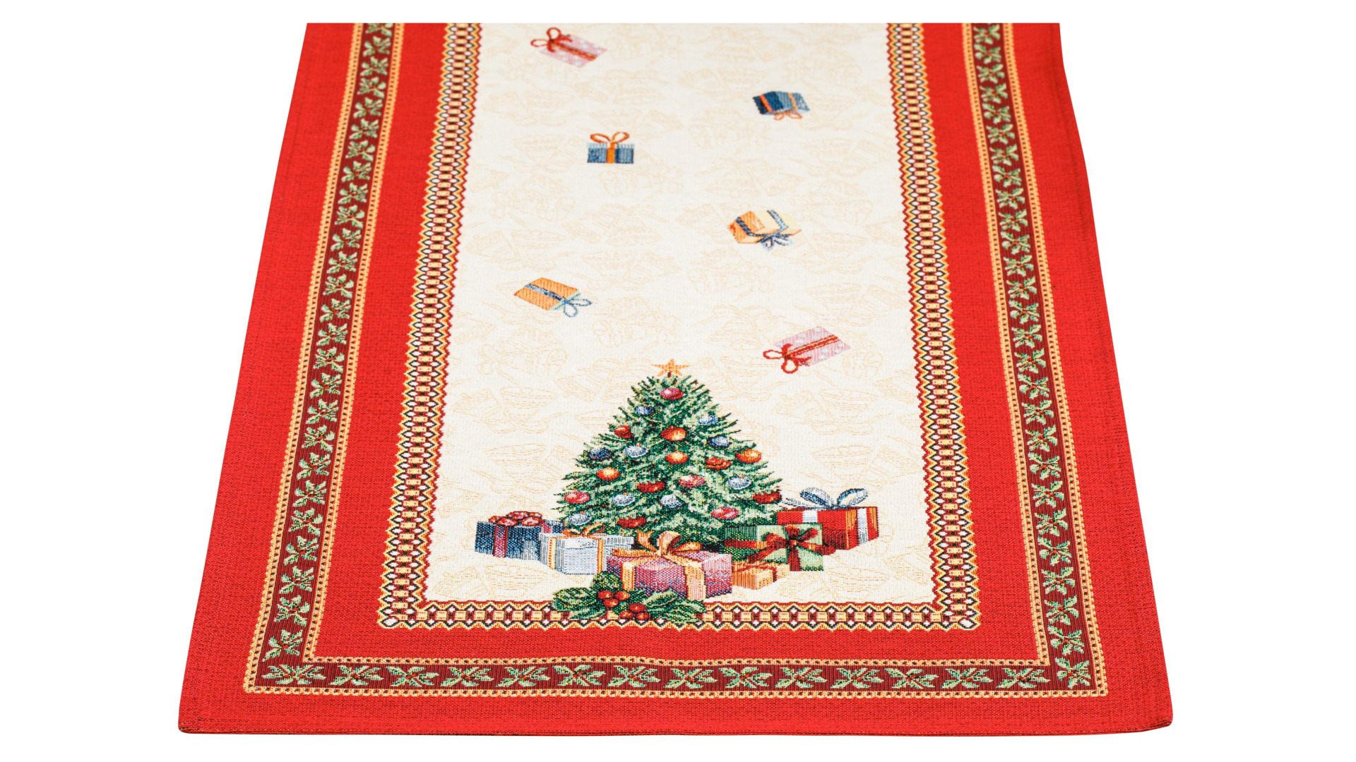 Дорожка декоративная Eurotex Рождественские подарки 45х140 см