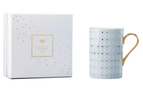 Кружка ИФЗ Идиллия Азур 2 400 мл, фарфор костяной