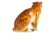 Скульптура ИФЗ Тигр сидячий Тайга 11 см, керамика