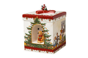 Музыкальная шкатулка Villeroy&Boch Christmas Toys Дети 17х17 см, круглая, фарфор