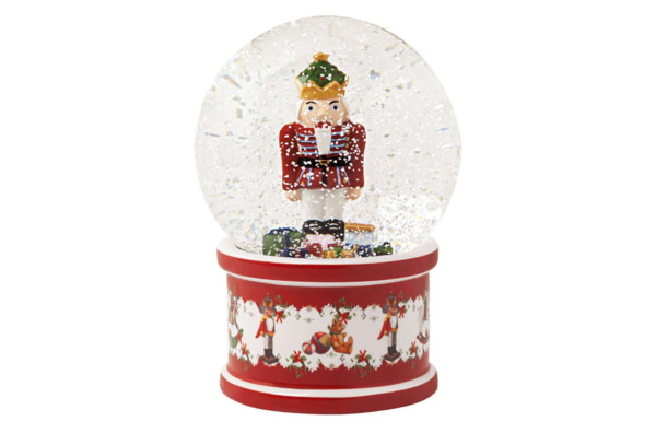 Фигурка Снежный шар Villeroy&Boch Christmas Toys Щелкунчик 13 см, фарфор