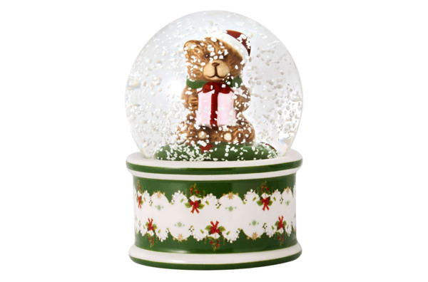 Фигурка Снежный шар Villeroy&Boch Christmas Toys Медведь 6,5 см, фарфор
