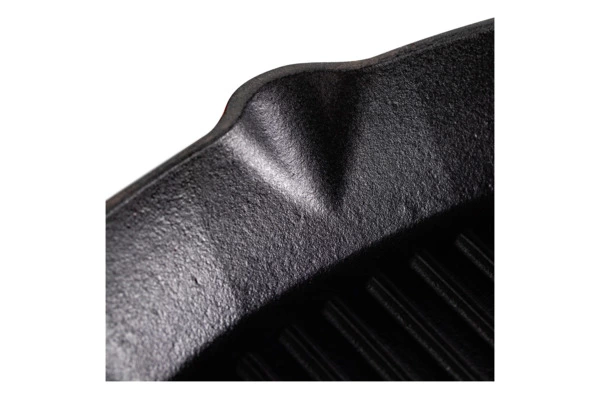 Сковорода-гриль квадратная LAVA 26 см, 1,85 л, чугун, красная