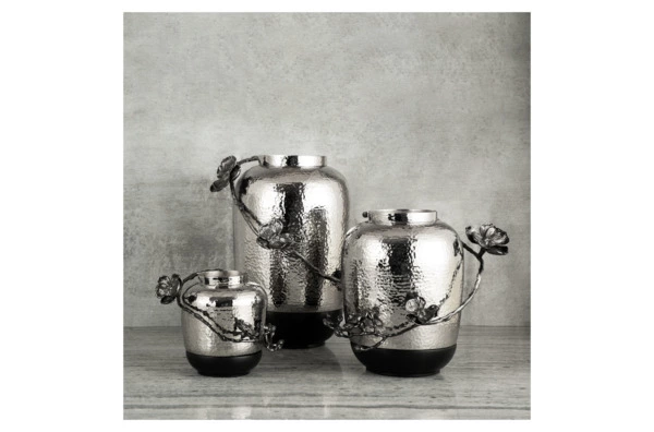 Ваза Michael Aram Чёрная орхидея 22 см